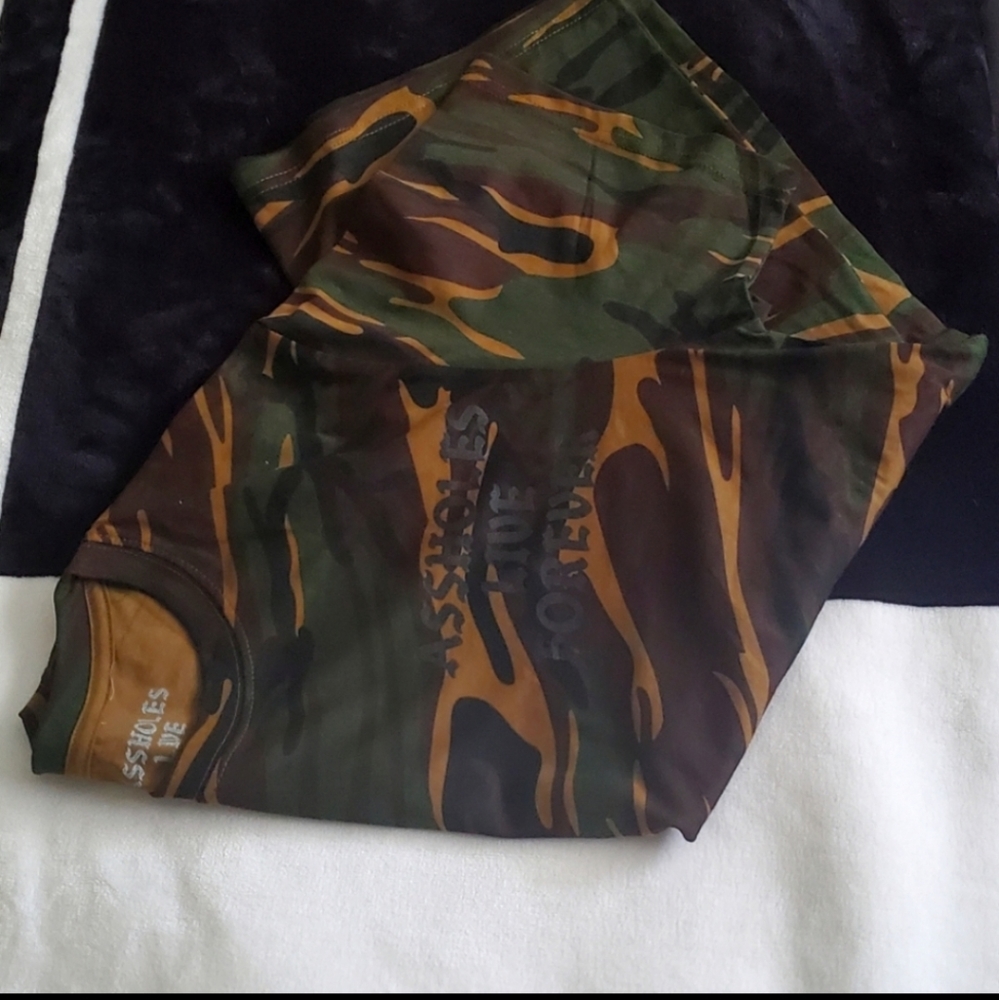 New Assholes Live Forever Camo T-Shirt